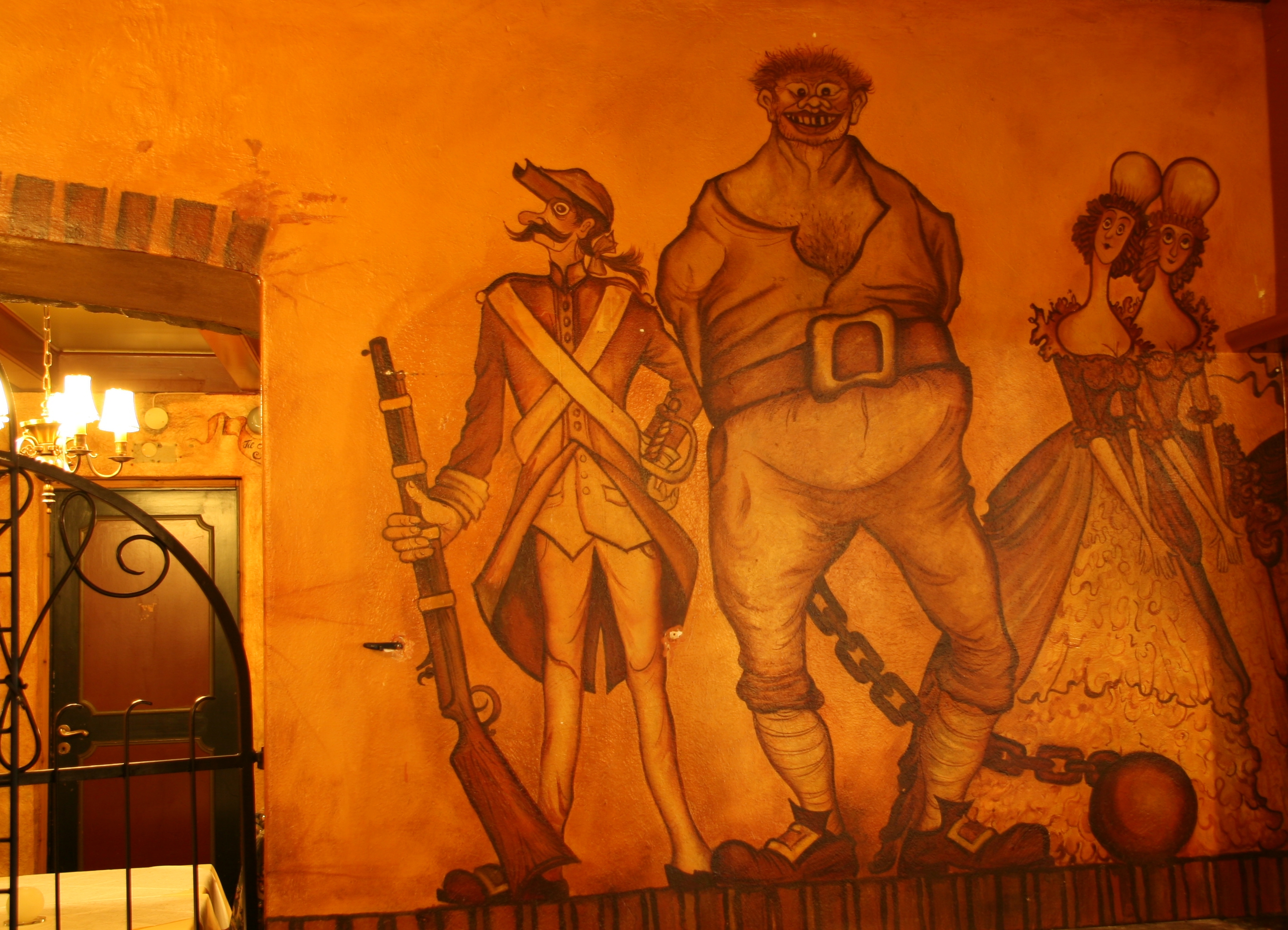 Veggmaleri på Wesselstuen