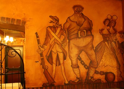 Veggmaleri på Wesselstuen