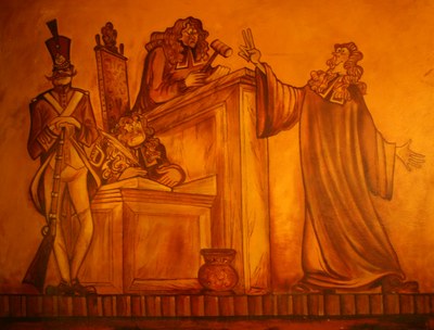 Veggmaleri på Wesselstuen