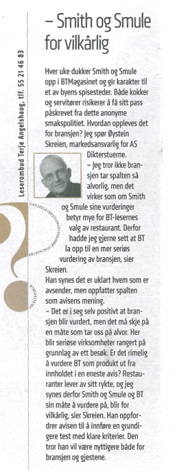 — Smith og Smule for vilkårlig