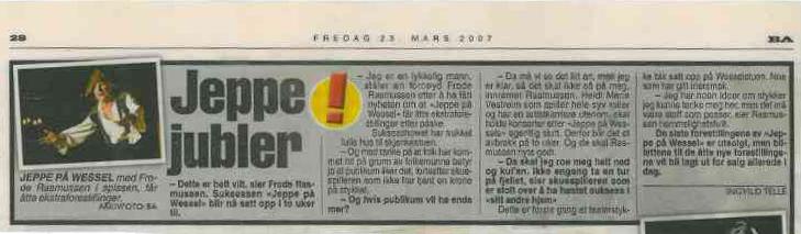 Jeppe Jubler på Wesselstuen