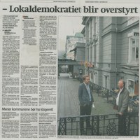 Lokaldemokratiet blir overstyrt