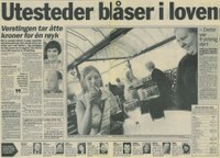 Utesteder blåser i loven