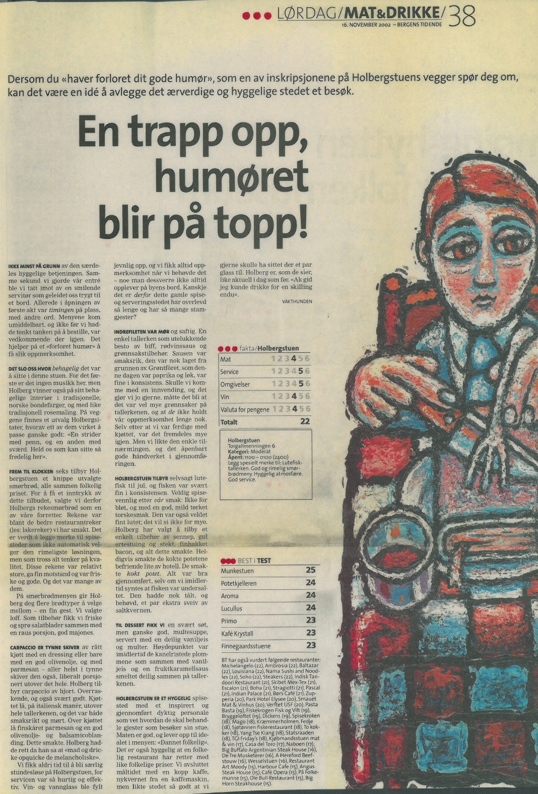 En trapp opp, humøret blir på topp!