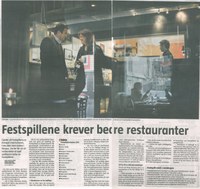 Festspillene krever bedre restauranter