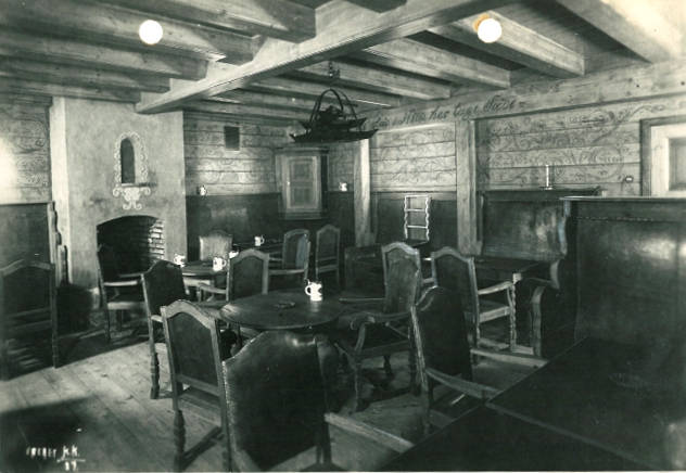 Gammelt bilde av Holbergstuen