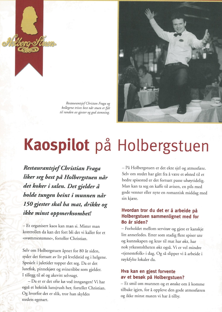 Kaospilot på Holbergstuen